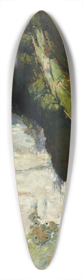 Arthur Streeton - Malham Cove 39.3 inch art pintail longboard deck