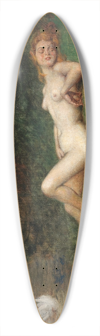 Arthur Von Ferraris - Leda und der Schwan 39.3 inch art pintail longboard deck