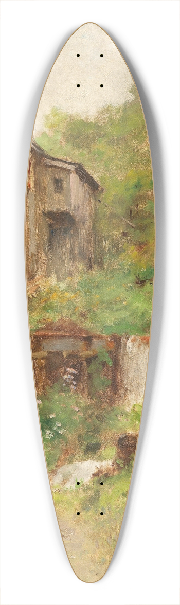 Arthur Von Ferraris - Old Mill 39.3 inch art pintail longboard deck