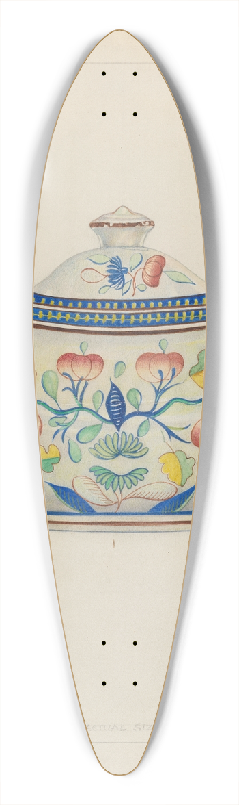 Arthur Wegg - Sugar Bowl 39.3 inch art pintail longboard deck