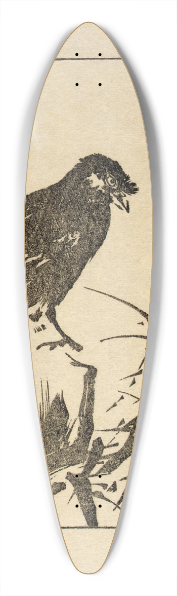 Arthur Wesley Dow - Ipswich Prints; Raven 39.3 inch art pintail longboard deck