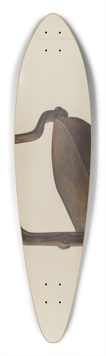 A.R. Tolman - Iron 39.3 inch art pintail longboard deck