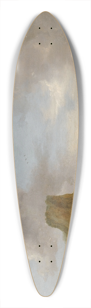Artus del Monte - An Italianate Harbour 39.3 inch art pintail longboard deck