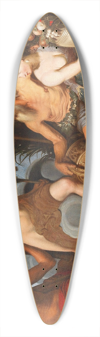 Artus Wolffort - The Four Elements 39.3 inch art pintail longboard deck