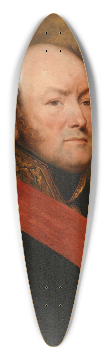 Ary Scheffer - Comte Drouet dErlon 39.3 inch art pintail longboard deck