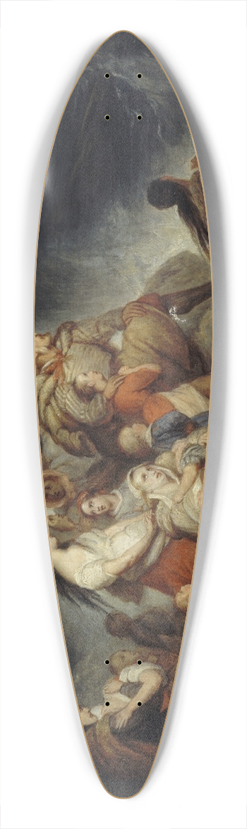 Ary Scheffer - Storm 39.3 inch art pintail longboard deck