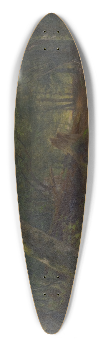 Asher Brown Durand - Artists Lane after aShower 39.3 inch art pintail longboard deck