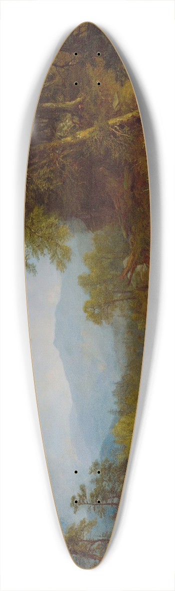 Asher Brown Durand - Monument Mountain, Berkshires 39.3 inch art pintail longboard deck