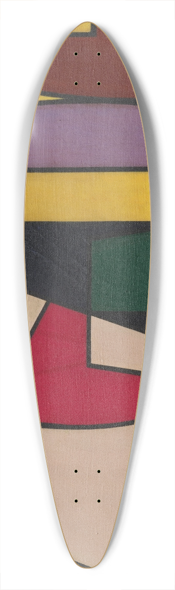 Atanasio Soldati - Opera Terza 39.3 inch art pintail longboard deck