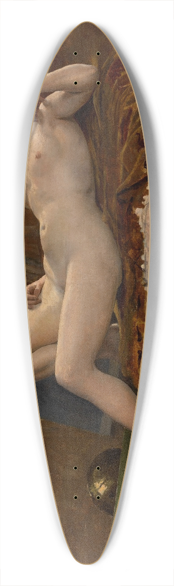 Auguste Durst - Resting Model 39.3 inch art pintail longboard deck