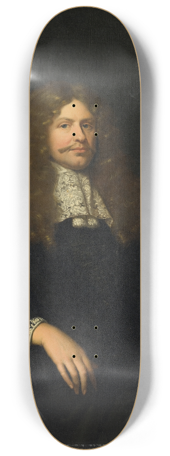 Jan Van Mieris - Cornelis Backer (1633-1681) 8.25 inch art skate deck