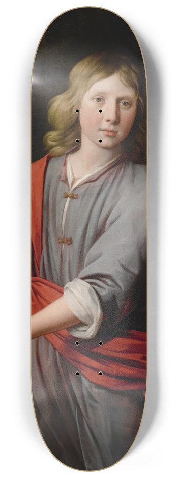 Jan van Neck - Portrait of a Boy 8.25 inch art skate deck
