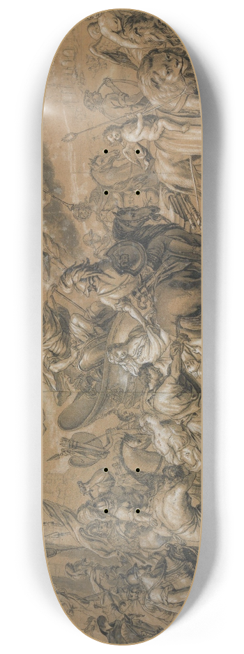 Jan van Orley - De verheerlijking van Mars 8.25 inch art skate deck
