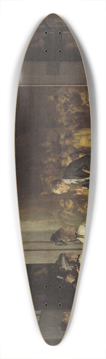 August Jernberg - Treppenhuis 39.3 inch art pintail longboard deck