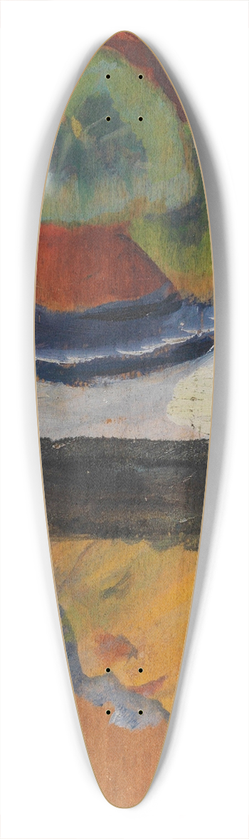 August Macke - Alpenveilchen 39.3 inch art pintail longboard deck
