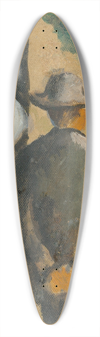 August Macke - Leute auf der Strae 39.3 inch art pintail longboard deck