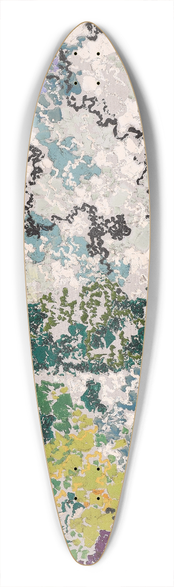 Augusto Giacometti - May morning 39.3 inch art pintail longboard deck