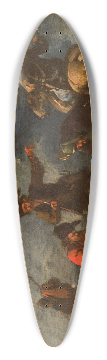 August Querfurt - Robber 39.3 inch art pintail longboard deck