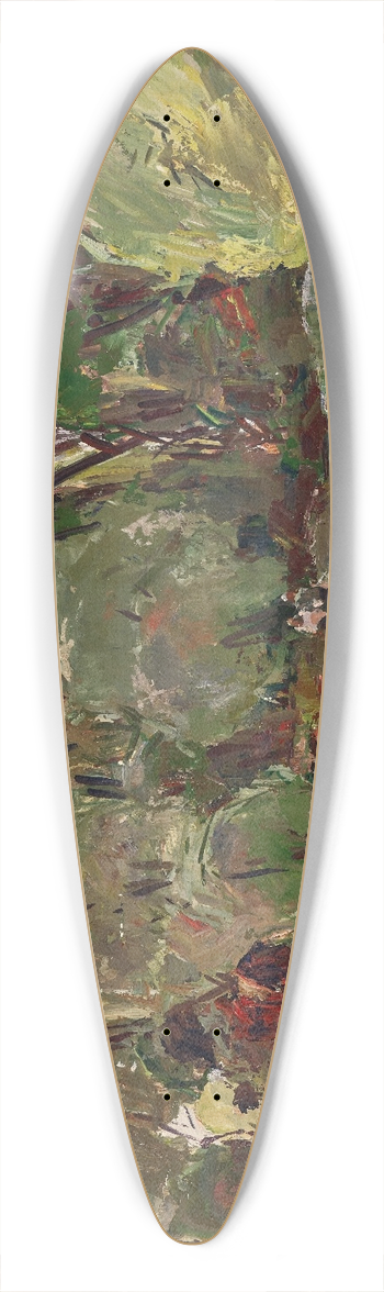 August Rieger - Motiv aus dem Prater 39.3 inch art pintail longboard deck