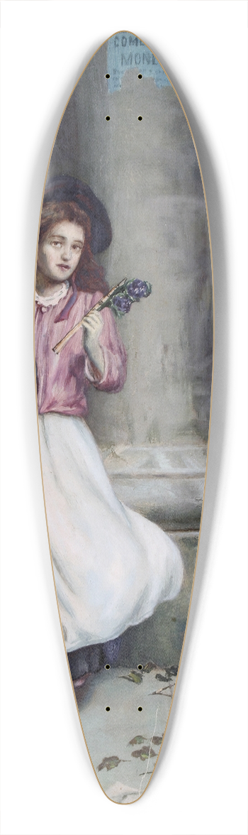 Augustus Edwin Mulready - Selling Out 39.3 inch art pintail longboard deck