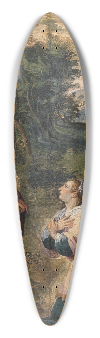 Avanzino Nucci - David And Abigail 39.3 inch art pintail longboard deck