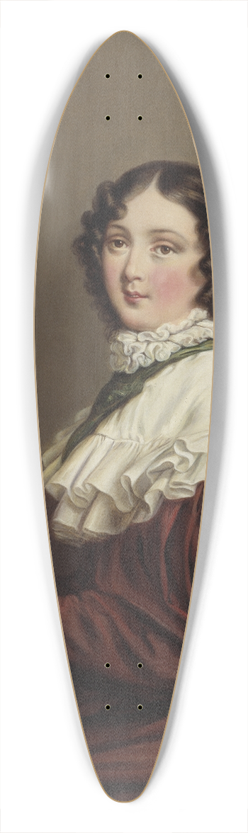 Axel Johan Fgerplan - Mathilda Valeria Beatrix dOrozco (1796-1863) 39.3 inch art pintail longboard deck