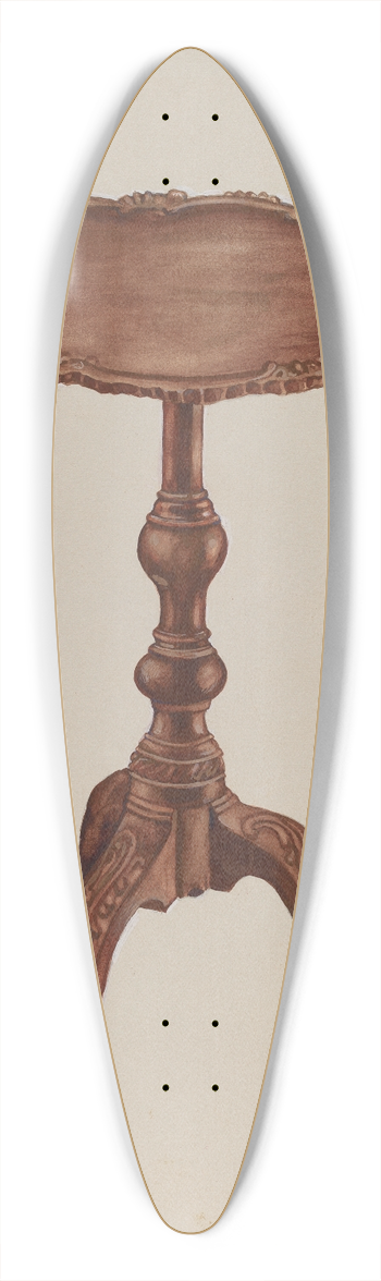 A. Zaidenberg - Tripod Table 39.3 inch art pintail longboard deck