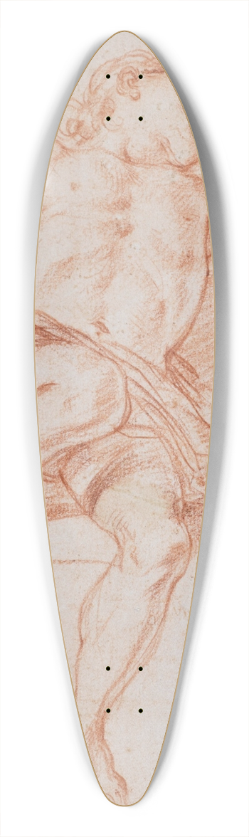 Baldassare Franceschini - A Reclining Youth 39.3 inch art pintail longboard deck