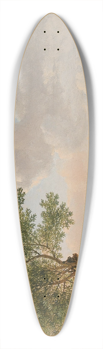 Balthasar Paul Ommeganck - Cattle in the Meadow 39.3 inch art pintail longboard deck