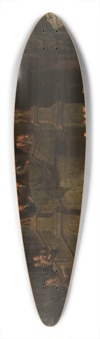 Balthasar Van Den Bossche - The Reception of Jan Karel de Cordes in the Guild Hall 39.3 inch art pintail longboard deck