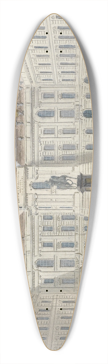 Balthasar Wigand - Josephsplatz 39.3 inch art pintail longboard deck