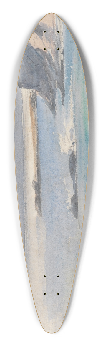 Barbara Bodichon - Sketchbook 39.3 inch art pintail longboard deck