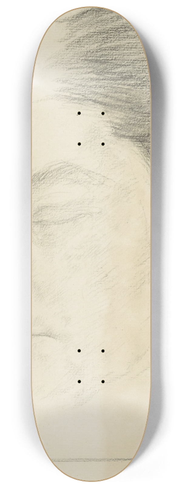 Jan Veth - Kopstudie, met gesloten ogen 8.25 inch art skate deck