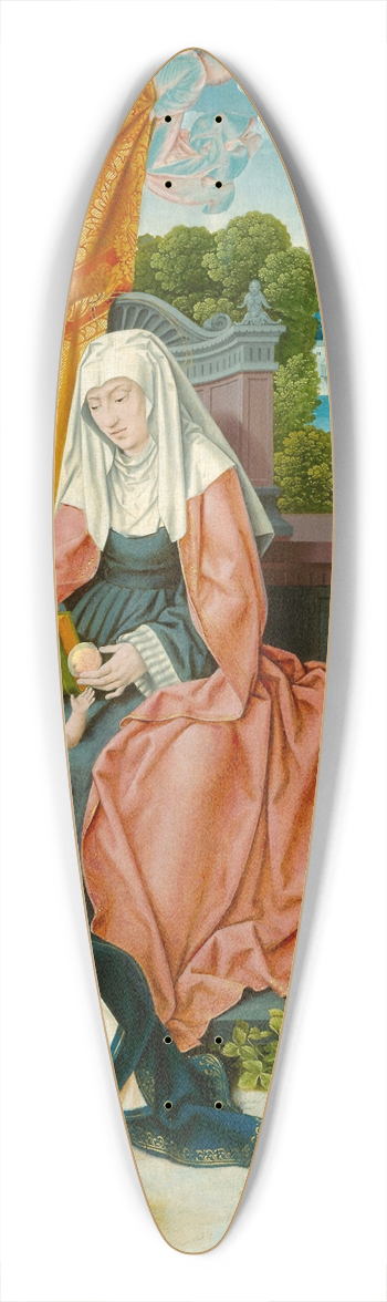 Barthel Bruyn the Elder - Virgin and Child with Saint Anne, Saint Gereon, and a Donor 39.3 inch art pintail longboard deck