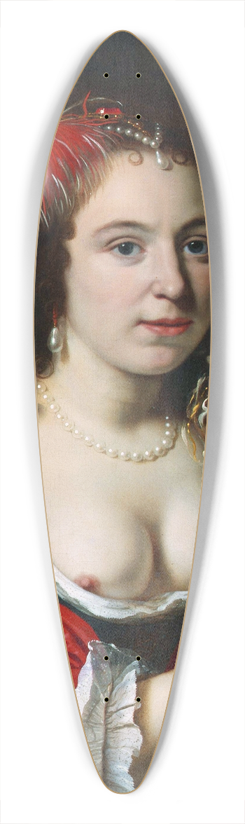 Bartholomeus van der Helst - Anna Du Pire As Granida 39.3 inch art pintail longboard deck