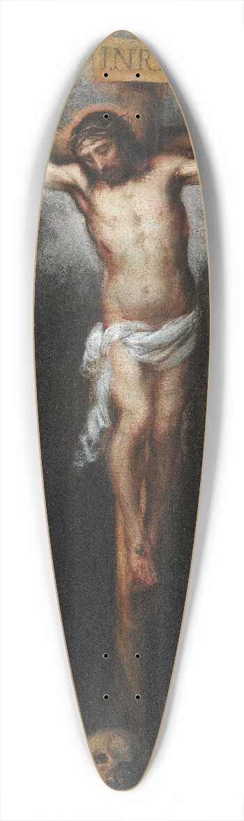 Bartolom Estebn Murillo - The Crucifixion 39.3 inch art pintail longboard deck
