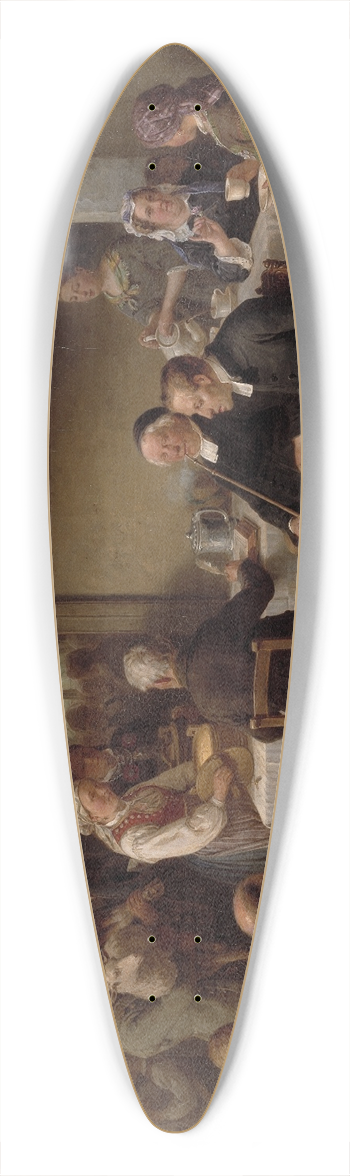 Bengt Nordenberg - Tithe Collection in Skne 39.3 inch art pintail longboard deck