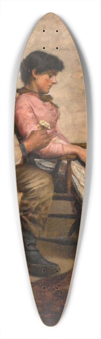 Benjamin Arthur Bateman - Courtship 39.3 inch art pintail longboard deck