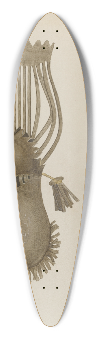 Benjamin Bryant - Buckskin Purse 39.3 inch art pintail longboard deck
