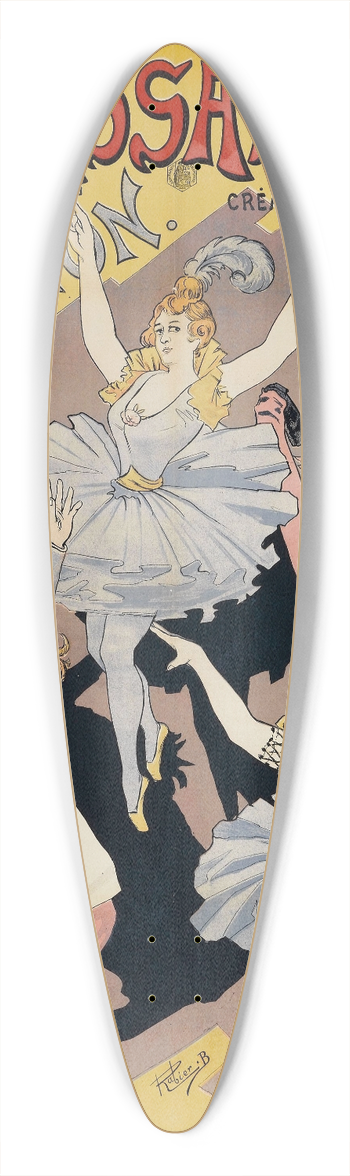 Benjamin Rabier - Ambassadors Les Doardo Monition 39.3 inch art pintail longboard deck