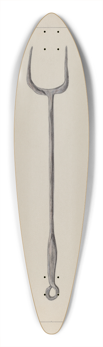 Benjamin Resnick - Fork 39.3 inch art pintail longboard deck