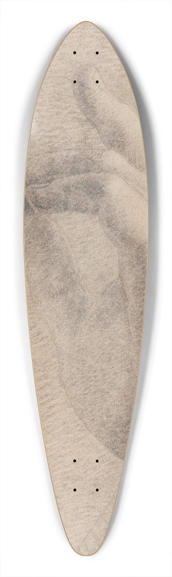 Benjamin Robert Haydon - Study of a Hand (recto) 39.3 inch art pintail longboard deck