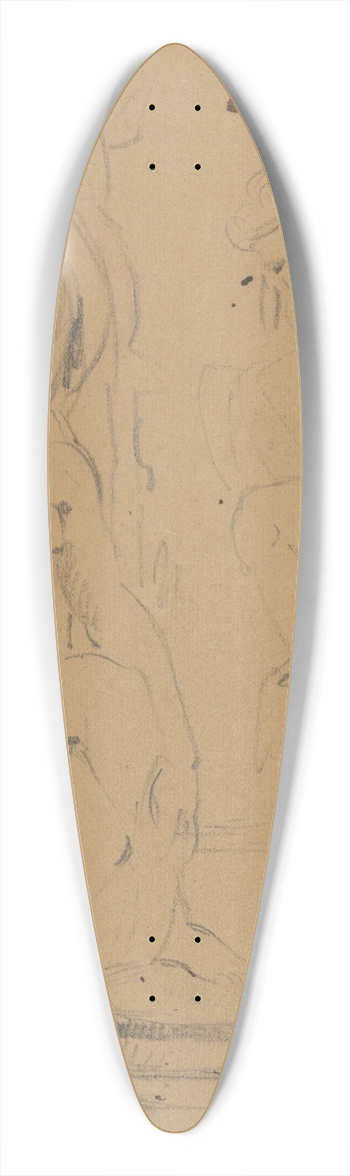 Benjamin Robert Haydon - Study of Women Bathing 39.3 inch art pintail longboard deck