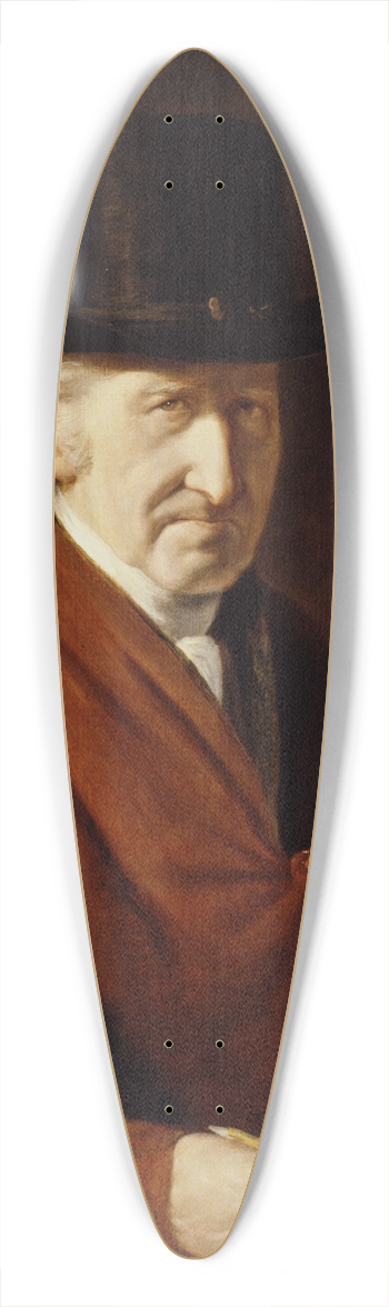 Benjamin West - Self-Portrait 39.3 inch art pintail longboard deck