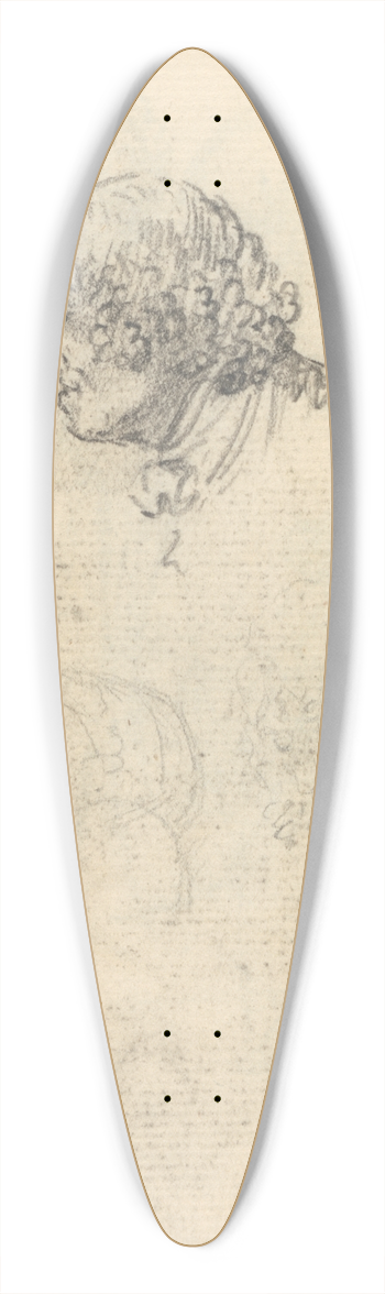 Benjamin West - Study 39.3 inch art pintail longboard deck
