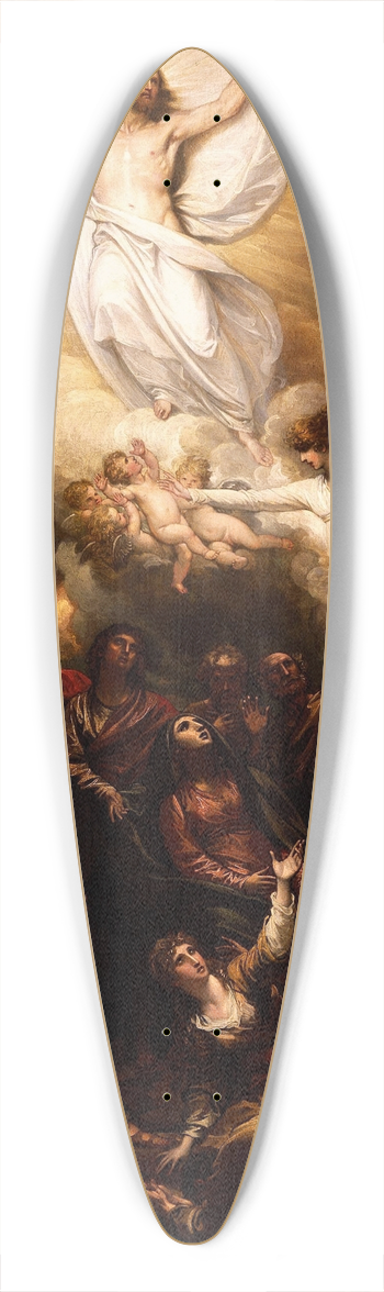Benjamin West - The Ascension 39.3 inch art pintail longboard deck