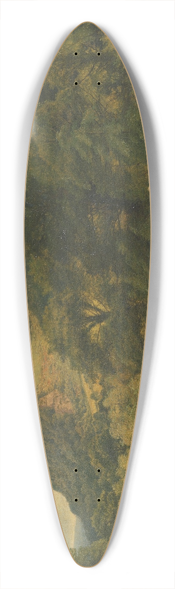 Benjamin Williams Leader - A tranquil spot 39.3 inch art pintail longboard deck