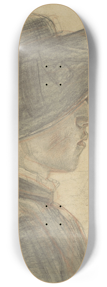 Jan Veth - Portret van mejuffrouw A.C.E. Veth, zuster van de tekenaar 8.25 inch art skate deck