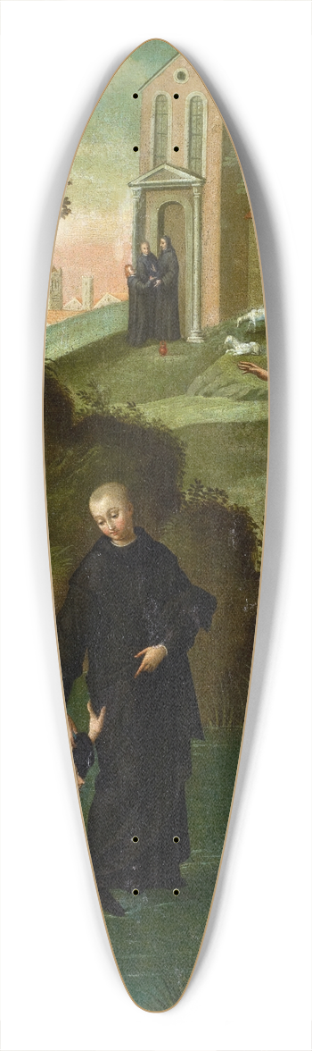 Benvenuto Tisi - Saint Maur Rescuing Saint Placid from Drowning 39.3 inch art pintail longboard deck
