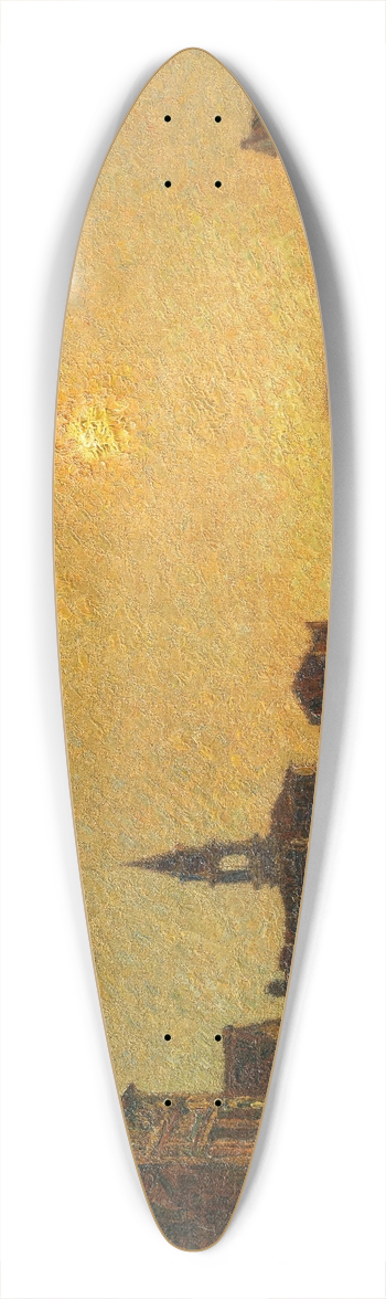 Beppe Ciardi - Oriago sul Brenta 39.3 inch art pintail longboard deck